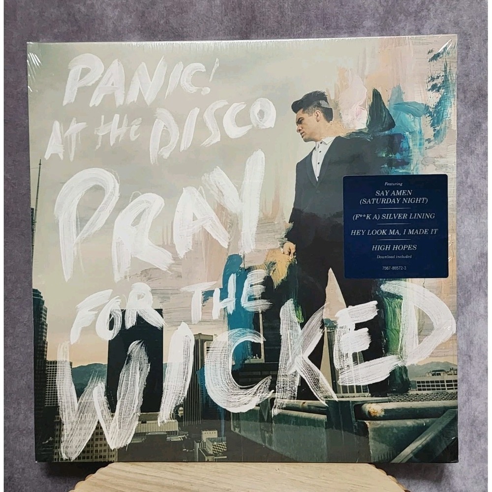 Panic! at the Disco Pray For The Wicked Vinyl LP Shrink High Hopes Silver Lining